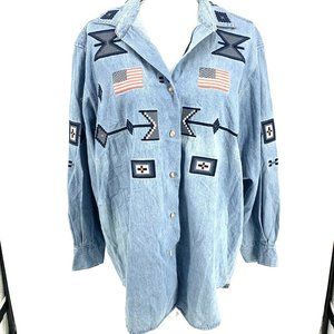 Sz 14  Vintage Cambridge Country Store Shirt